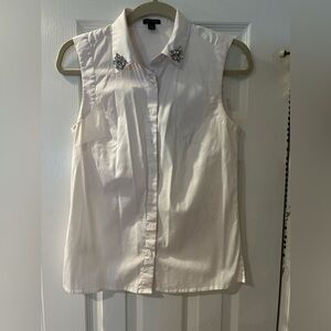 Ann Taylor button down tank